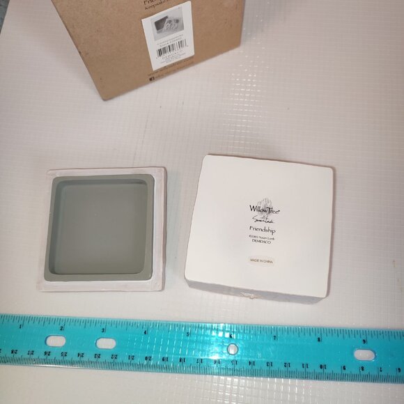 NEW Willow Tree Keepsake Box Jewelry Friendship Susan Lordi Design Ceramic - Picture 7 of 8